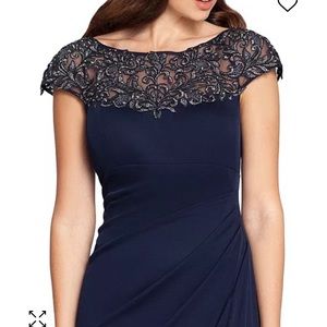 Embellished Illusion-Yoke Gown